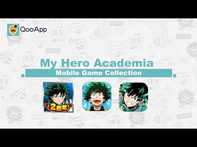 My Hero Academia Mobile Games Collection - Trailers and Gameplay Preview