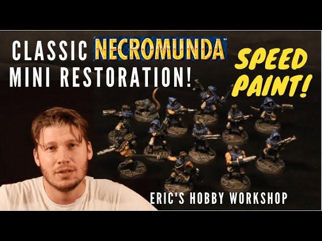 Restoring and Speed Painting Old School Warhammer! Classic Cawdor Gang for Necromunda