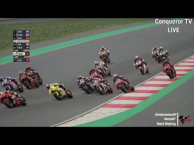 Marc Marquez Vs Pecco BagnaiaSprint Race MotoGP Mandalika #IndonesianGP 2024