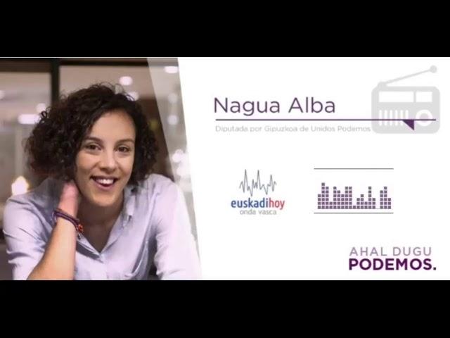 Nagua Alba entrevistada en Euskadi Hoy por Javier Vizcaíno.