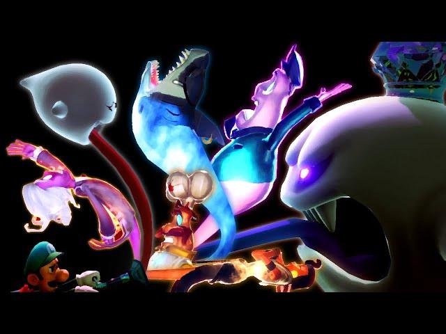 Luigi's Mansion 3 - All Ghosts Sucked Up Animations