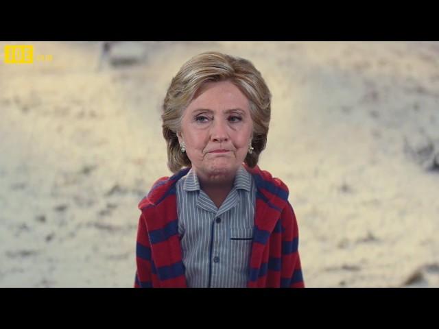 Hillary Clinton and Donald Trump John Lewis Christmas Ad