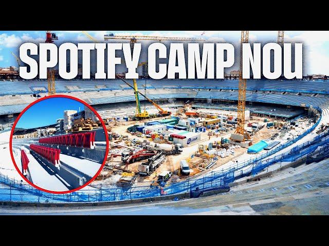 SPECTACULAR TIMELAPSE of the works in the Spotify Camp Nou | FC BARCELONA 