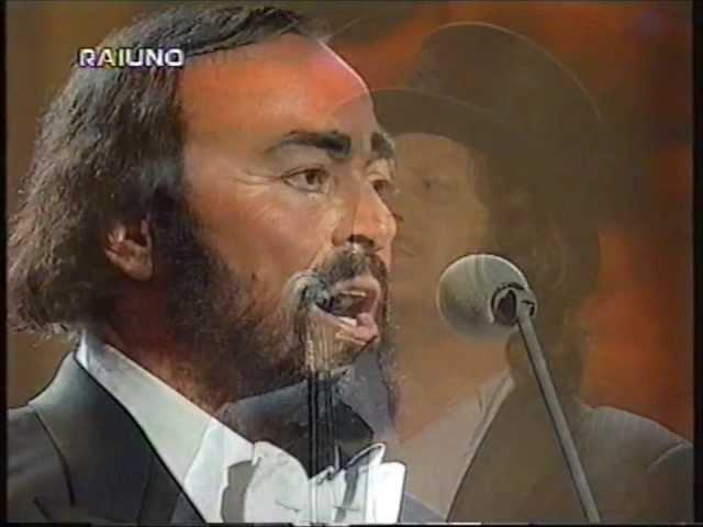 Luciano Pavarotti e Zucchero in Va pensiero. Live