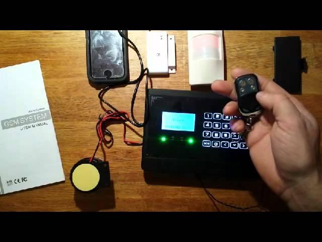 GSM  Alarm Unboxing and Basic Setup