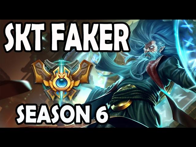 SKT T1 Faker Zilean vs Lulu MID Ranked Challenger Korea