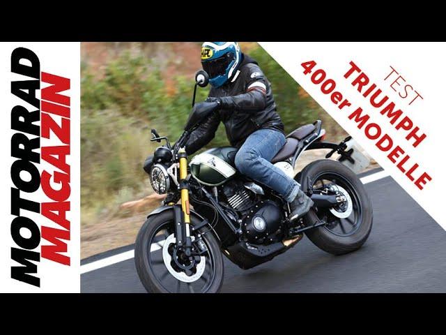 Neues Niveau! Triumph 400 Speed und Scrambler – Der neue Maßstab in der Klasse unter 500 Kubik?