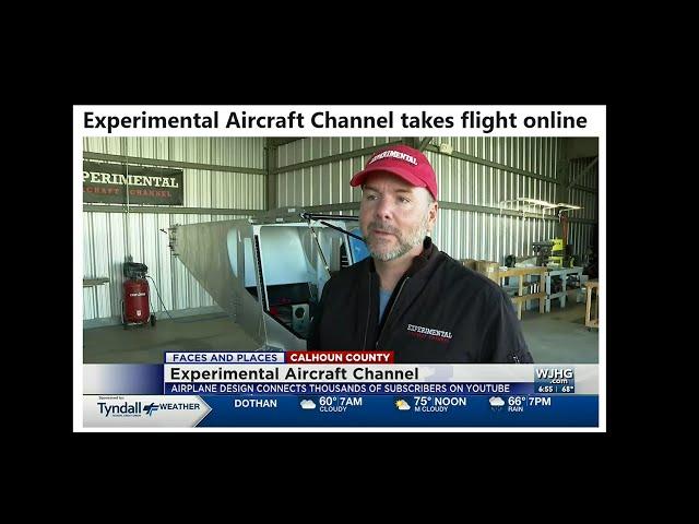 Experimental Aircraft Makes Local News!  Panama City FL