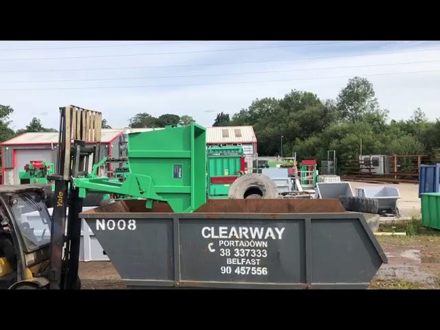 Gradeall Auto Dump Tipping Skip | Tipping Skip | Recycling Machinery | Recycling | Tipping Skips