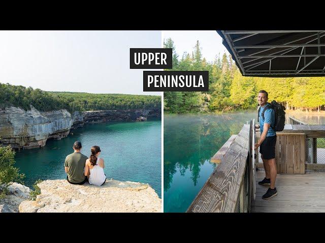 The BEST 2 days on the Upper Peninsula: Pictured Rocks, Pasties, Kitch-iti-kipi, & Tahquamenon Falls