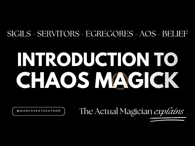 How to use Chaos Magick with Sigils & Belief Change Method #occult - Actual Magician Explains Ep11.