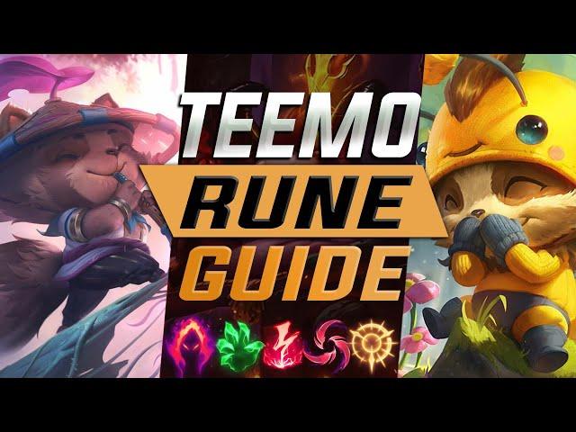 The 5 Runes You Should Take On Teemo For Every Role + Builds In Under 10 Minutes - League of Legends