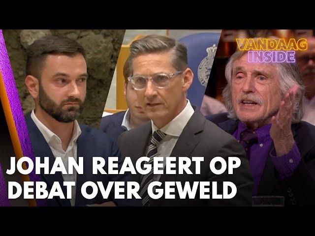 Johan reageert op Tweede Kamerdebat over geweld in Amsterdam | VANDAAG INSIDE