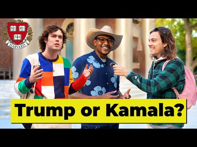 Asking Harvard Students Who They’re Voting For President