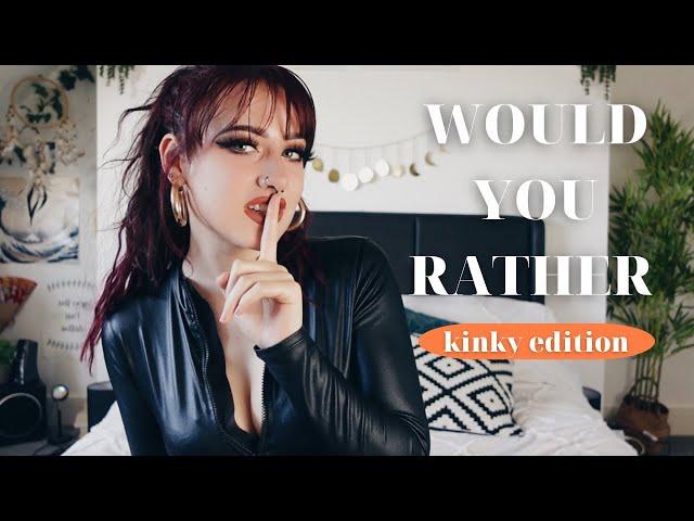 DOMINATRIX PLAYS KINKY WOULD YOU RATHER