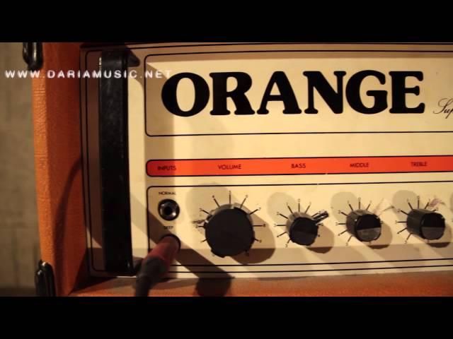 Orange Amps and Daria - Vintage Orange Bass Demo