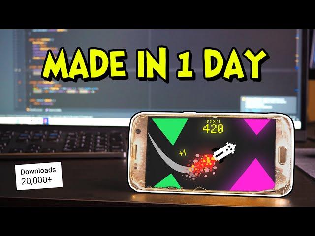 How I Made a Mobile Game in ONE Day!