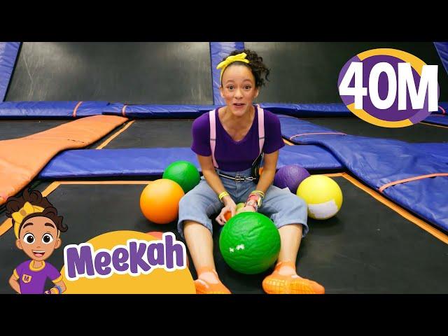 Meekah Bounces on a Trampoline | Educational Videos for Kids | Blippi and Meekah Kids TV