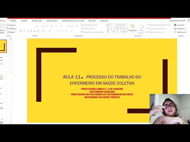 AULA 11. PROCESSO DE TRABALHO DO ENFERMEIRO NA ATENÇÃO PRIMÁRIA