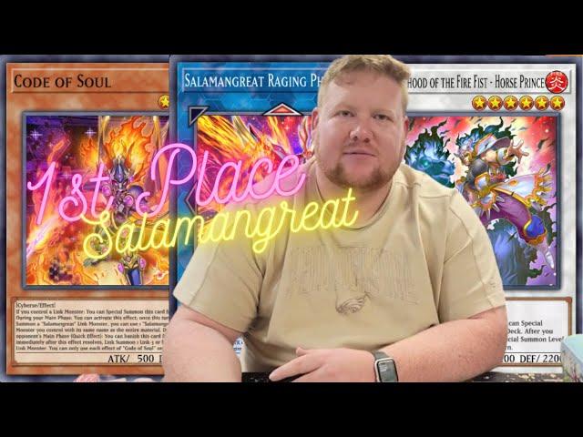 1st Place Salamangreat  Deck Profile June 2024! Yu-Gi-Oh! Feat. Zach