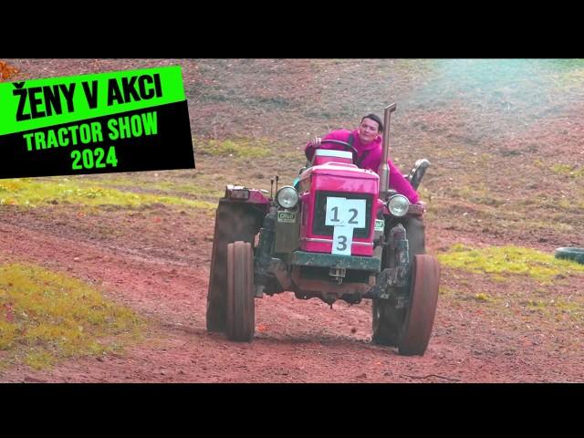 ŽENY V AKCI: BAHENNÍ ZÁVODY S TRAKTORY ‍️ TRACTOR SHOW 2024