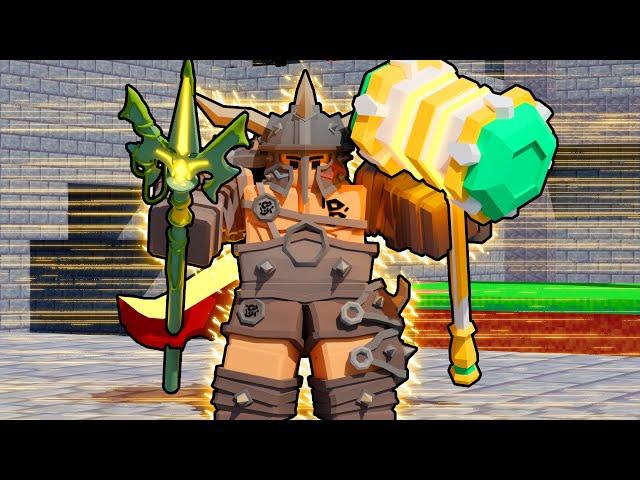 Barbarian + Jade + Triton Kit = UNSTOPPABLE! (Roblox Bedwars)