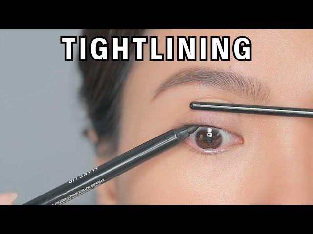 TIGHTLINING for Beginners - Tips for NO TRANSFER and Best EYELINERs for Tightlining