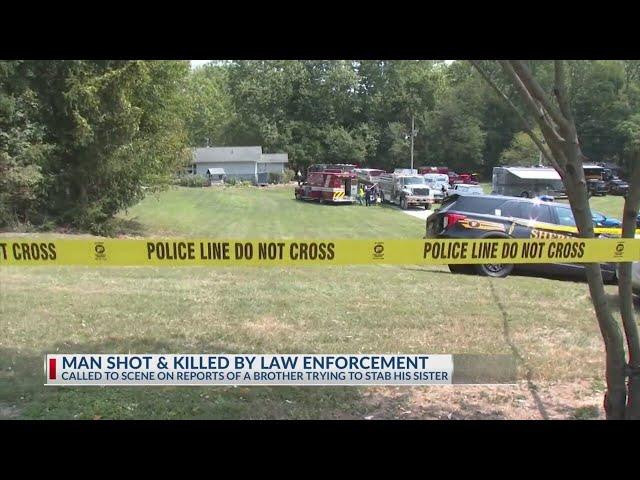 Man shot and killed by law enforcement