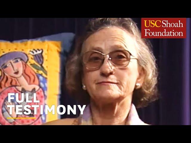 Suffering & Trauma in Auschwitz | Holocaust Survivor Yolan Frank | USC Shoah Foundation