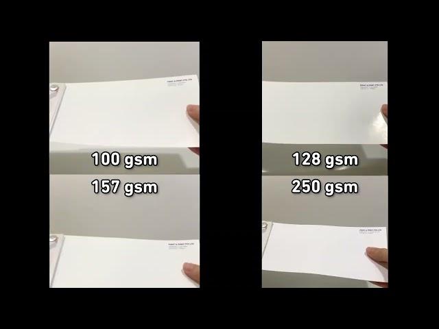 250 GSM Paper Showcase + Comparison