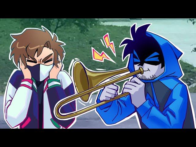 Sneegsnag ANNOYS Ranboo with his trombone "skills"