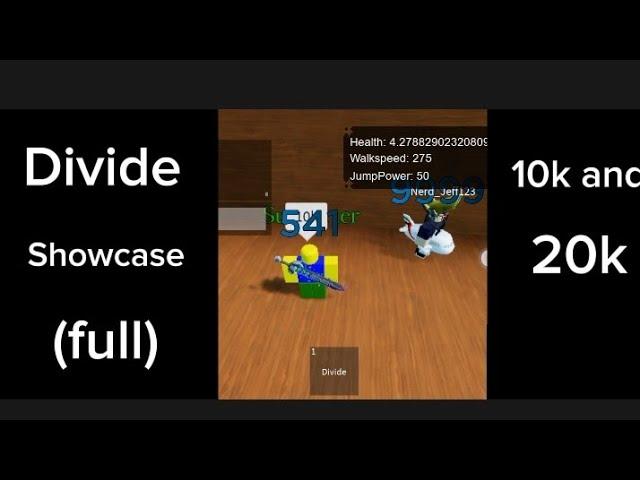 Showcasing divide 4200-20000