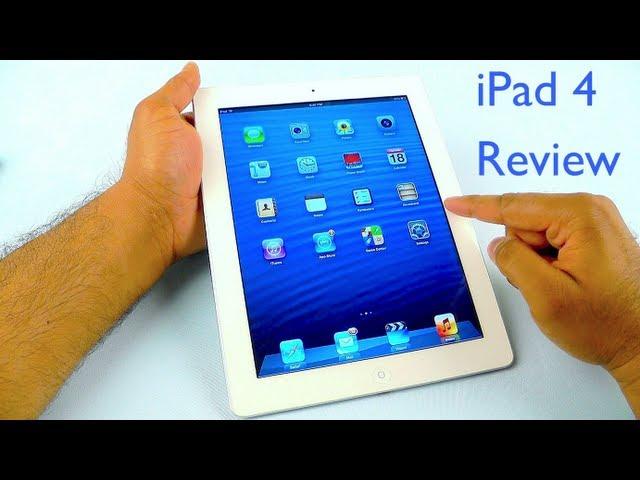 iPad 4 Review with WiFi + Cellular and Retina Display