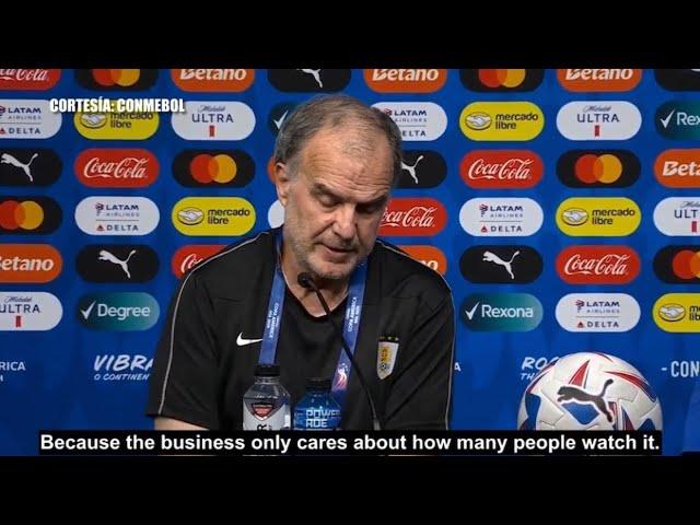 Bielsa on modern football “Football is becoming less and less attractive”