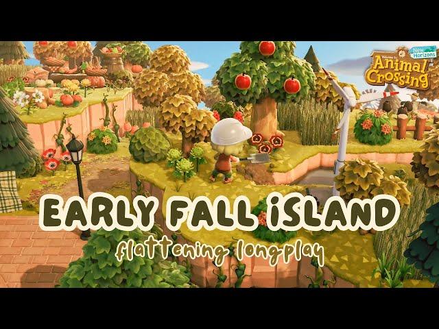 Animal Crossing Longplay  Flattening my Early Fall & Farm Island (No Commentary)