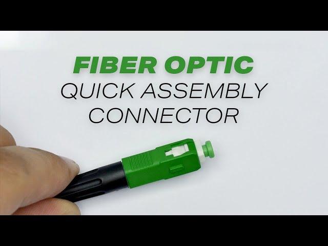 Fiber optic quick-assembly connector Ultimode ESC925T