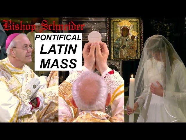 Bishop Athanasius Schneider - Pontifical High Mass in Częstochowa, Poland - Consecration of a Virgin