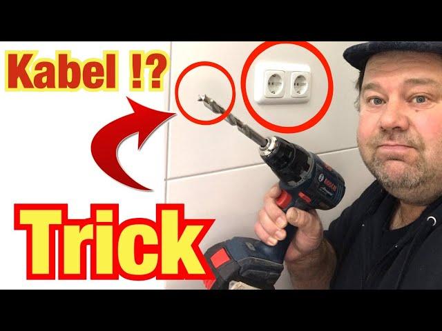 Kabel NICHT anbohren! NUR die BESTEN kennen diesen Trick! Proofwood