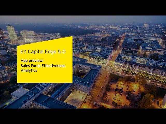 Sales Force Effectiveness Analytics app preview video