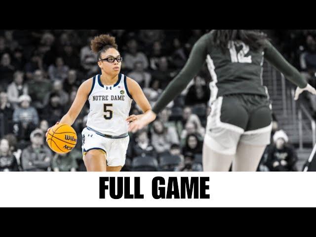 Hannah Hidalgo & Olivia Miles DOMINATE | FULL GAME Notre Dame vs Loyola (MD) [In Arena Video with Q]