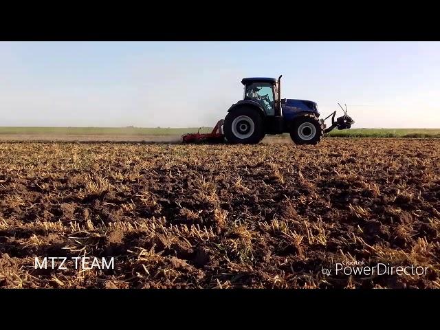 New Holland T7 talajlazítózás