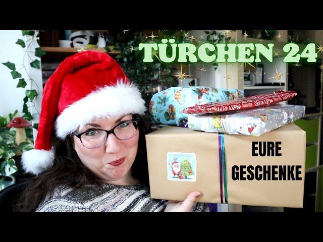 Meine Weihnachtsgeschenke von euch ⭐ || Adventskalender & Päckchen auspacken || Türchen 24