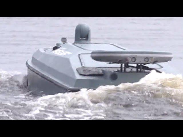 New marine drone MAGURA V5 of Ukraine