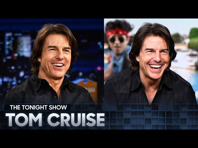 Tom Cruise Shows Insane Upside Down Plane Stunt, Talks The Weeknd Lip Sync & Plays What's Behind Me?