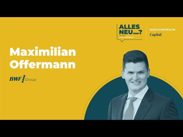 Podcast „Alles neu Aus dem Maschinenraum“ | Folge #47: Maximilian Offermann