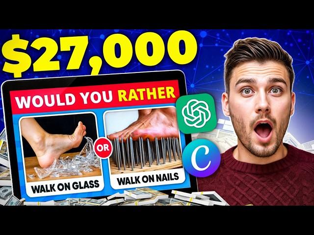 How to Create Quiz Videos & Make $10K/month On A New Channel - Would You Rather II