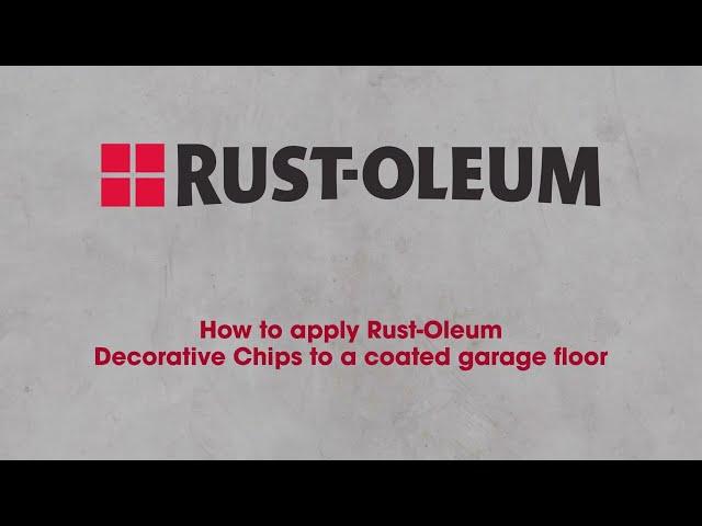 How to Add Rust-Oleum Decorative Color Chips to Your Garage Floor Coating