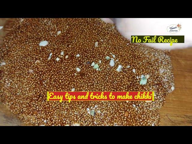 Til chikki recipe | Til gud | chikki or til gajak easy Vamas Junction