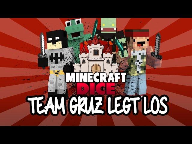 TEAM GRUZ LEGT LOS - MINECRAFT DICE #01 | GAMERSTIME