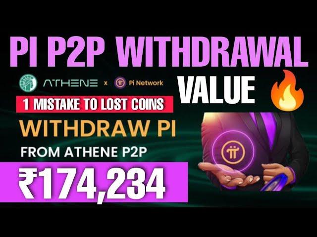Pi Network Send & Received ₹ | withdrawal Process P2P | Pi coin price today new update | pi app news